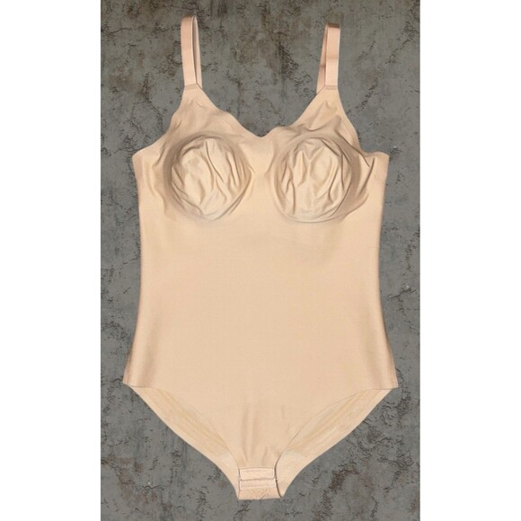 Knix Nude Seamless Bodysuit Shapewear L+ Tummy Control Pads - Picture 1 of 7